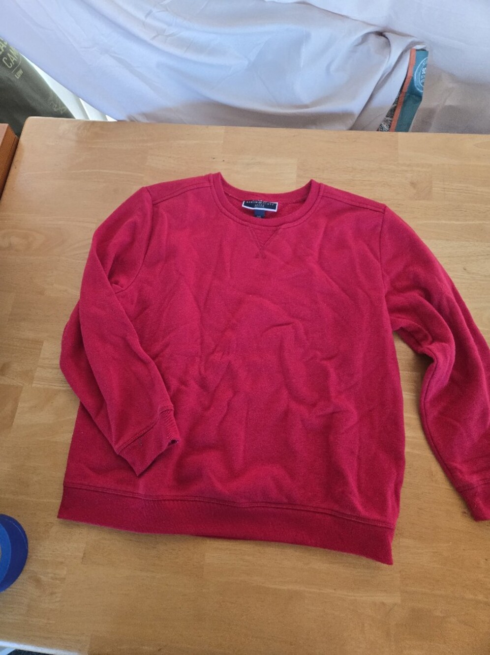 Karen Scott Bright Red Crewneck Sweater